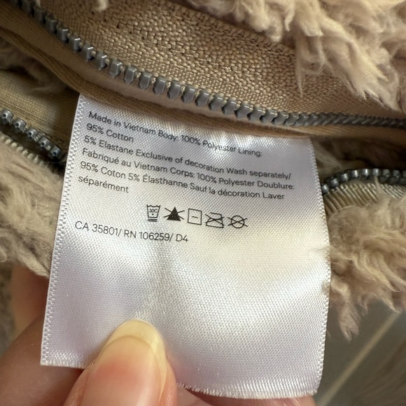 NWOT Lululemon Oh So Sherpa Full Zip Size 6 - Picture 4 of 9